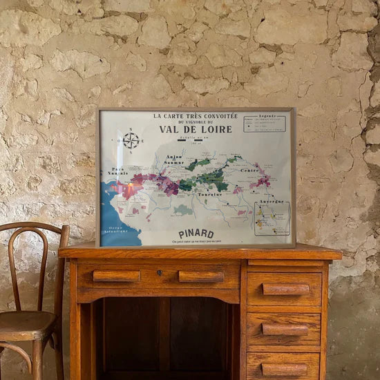 La carte très convoitée du vignoble de Loire